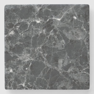 Dessous-de-verre En Pierre Texture noire