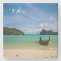 Thaïlande Travel Beach Photo avec Fishing Boat