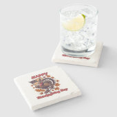 Dessous-de-verre En Pierre Thanksgiving 2023 (Côté)