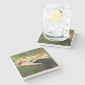 Dessous-de-verre En Pierre The Hammock (par Joseph DeCamp) (Côté)