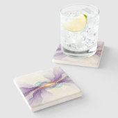 Dessous-de-verre En Pierre The Living Blueprint Stone Coaster (Côté)