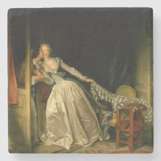 Dessous-de-verre En Pierre The Stolen Kiss Fragonard