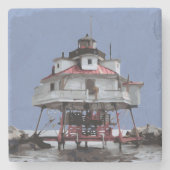 DESSOUS-DE-VERRE EN PIERRE THOMAS POINT LIGHT (Devant)