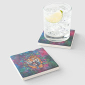 Dessous-de-verre En Pierre Tigre (Côté)