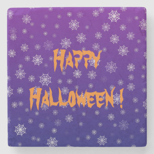 Dessous-de-verre En Pierre Toile d'araignée Halloween