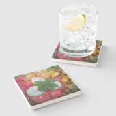 Dessous-de-verre En Pierre Tomate juteuse (Côté)