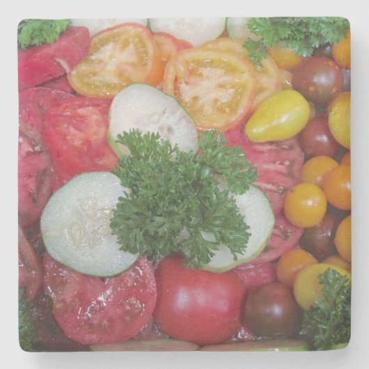 Dessous-de-verre En Pierre Tomate juteuse (Devant)
