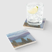 Dessous-de-verre En Pierre Tôt le matin, lac Crater (Côté)