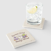 Dessous-de-verre En Pierre Toujours fatigué, toujours câblé (Côté)