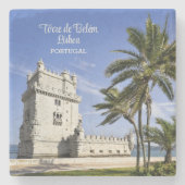 Dessous-de-verre En Pierre Tour de Belém, Lisbonne, Portugal (Devant)