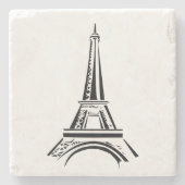 Dessous-de-verre En Pierre Tour Eiffel (Devant)