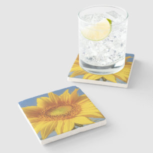 Dessous-de-verre En Pierre Tournesol jaune