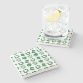 Dessous-de-verre En Pierre tout irish, motif (Côté)