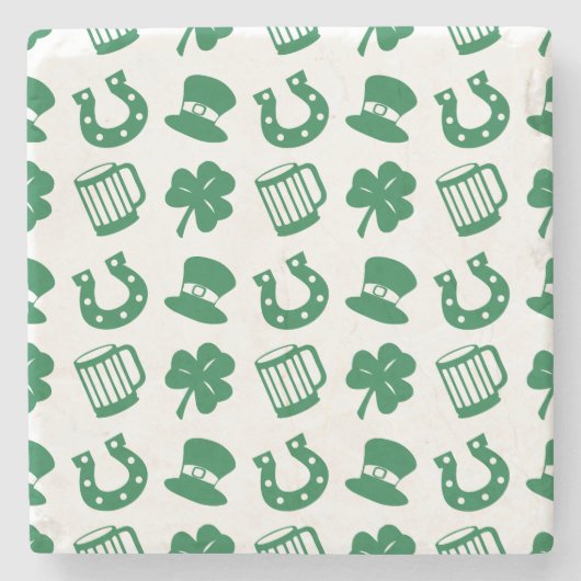 Dessous-de-verre En Pierre tout irish, motif (Devant)