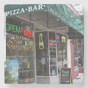 Dessous-de-verre En Pierre Tout le monde, la Virginie Atlanta des montagnes