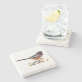 DESSOUS-DE-VERRE EN PIERRE TOWHEE REPÉRÉ (Côté)