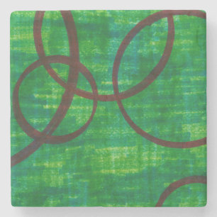 Dessous-de-verre En Pierre Trace de Crimson II