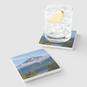 Dessous-de-verre En Pierre Tracé en Alaska (Côté)
