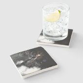 Dessous-de-verre En Pierre Train à vapeur (Côté)