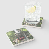 Dessous-de-verre En Pierre Train à vapeur gallois. (Côté)