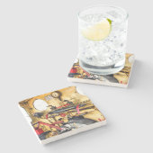 DESSOUS-DE-VERRE EN PIERRE TRAINS À VAPEUR (Côté)