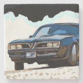 DESSOUS-DE-VERRE EN PIERRE TRANS AM 1977 (Devant)