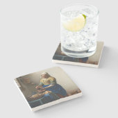 Dessous-de-verre En Pierre Trayeuse Johannes Vermeer (Côté)