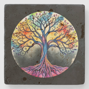 Dessous-de-verre En Pierre Tree of Life