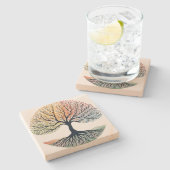 Dessous-de-verre En Pierre Tree of Life (Côté)