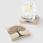 Dessous-de-verre En Pierre Tree of Life (Côté)