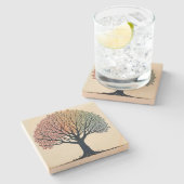 Dessous-de-verre En Pierre Tree of Life (Côté)