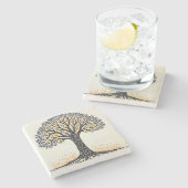 Dessous-de-verre En Pierre Tree of Life (Côté)