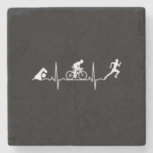 Dessous-de-verre En Pierre Triathlon - Triathlon