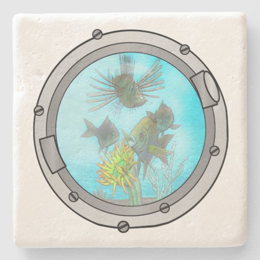 Dessous-de-verre En Pierre Triolet (Devant)