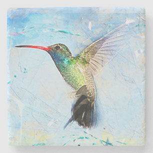 Dessous-de-verre En Pierre Trivet d'oiseaux colibris, Trivet de tuiles d'oise