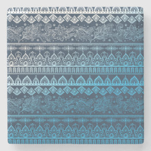 Dessous-de-verre En Pierre Troisième ethnie tribale, motif sans coutures.