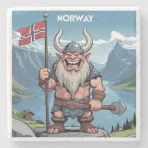 Dessous-de-verre En Pierre Troll norvégien