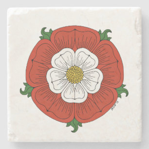 Dessous-de-verre En Pierre Tudor Rose