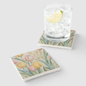 Dessous-de-verre En Pierre Tulip Reverie (Côté)