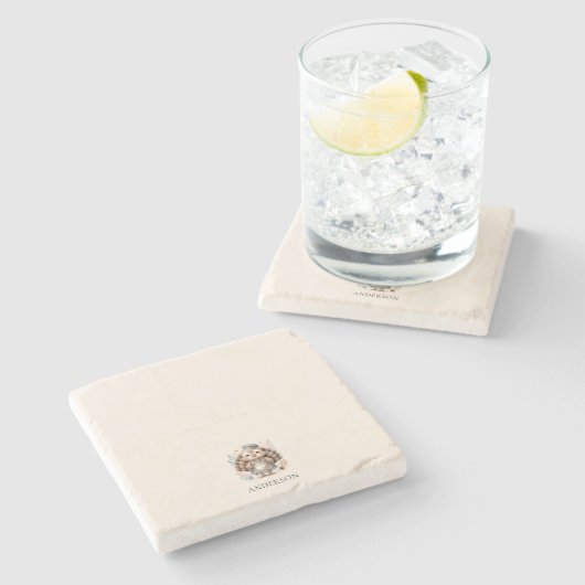 Dessous-de-verre En Pierre Turquie Ajouter un nom (Côté)