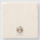 Dessous-de-verre En Pierre Turquie Ajouter un nom (Devant)