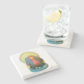 Dessous-de-verre En Pierre Turquie en colère (Côté)