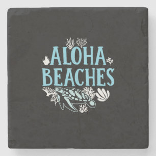 Dessous-de-verre En Pierre Turtle Lover Plages Aloha