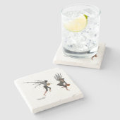 Dessous-de-verre En Pierre Twin Boy Rain Féeries Dessous de verre en pierre (Côté)