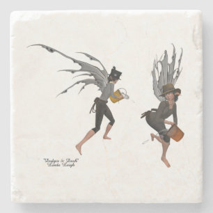 Dessous-de-verre En Pierre Twin Boy Rain Féeries Dessous de verre en pierre