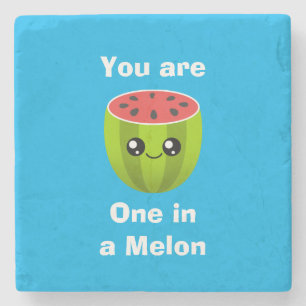 Dessous-de-verre En Pierre Un à Melon