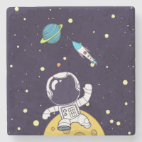 Un astronaute spatial explore l'espace extra-atmos