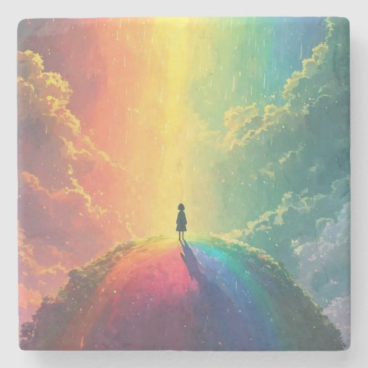 Dessous-de-verre En Pierre Un beau rêve (Devant)