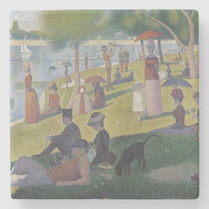 Dessous-de-verre En Pierre Un dimanche à La Grande Jatte, Georges Seurat 1884