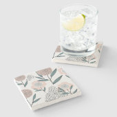 Dessous-de-verre En Pierre Un rose (Côté)